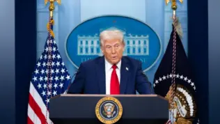 President Donald Trump speaks at a White House press briefing WASHINGTON –Jan 30 2025