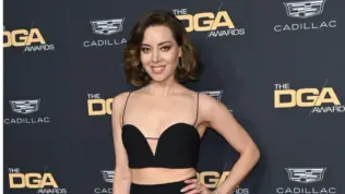 Aubrey Plaza at the 75th Annual Directors Guild Awards at the Beverly Hilton Hotel.LOS ANGELES^ CA. February 18^ 2023
