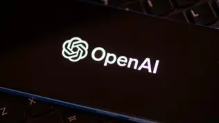 OpenAI logo seen on the screen of smartphone. AI software developer. London^ United Kingdom^ December 21^ 2022.