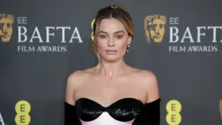 Margot Robbie attends the 2024 EE BAFTA Film Awards at The Royal Festival Hall in London^ England. London^ United Kingdom - February 18^ 2024