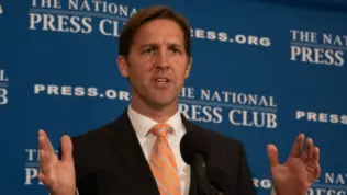 Senator Ben Sasse speaks to a luncheon at the National Press Club Washington^ DC/United States - October 31^ 2018