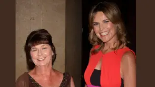 Savannah Guthrie^ with her mother Nancy Guthrie^ arrives at the 37th Annual Gracie Awards Gala at Beverly Hilton Hotel on May 22^ 2012 in Beverly Hllls^ CA