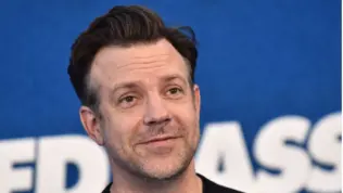 Jason Sudeikis arrives for the Ted Lasso Season 2 Premiere on July 15^ 2021 in West Hollywood^ CA