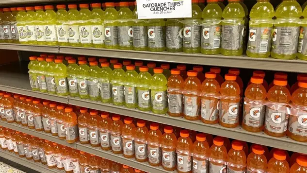 A display of Gatorade sports drinks at a Publix Grocery Store. Orlando^ FL USA - May 19^ 2021