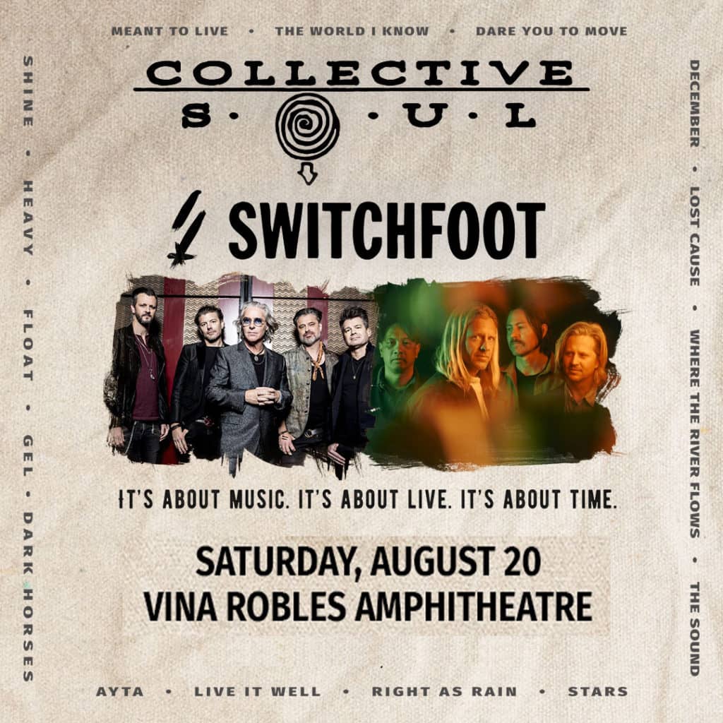 Collective Soul + Switchfoot KKAL San Luis Obispo, CA