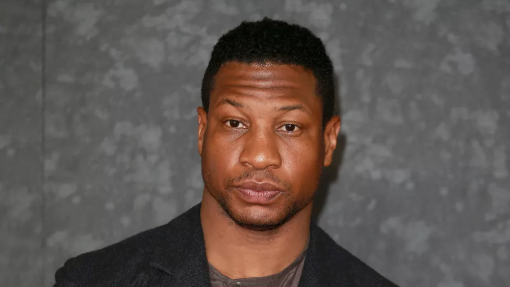 Jonathan Majors at Cineworld Leicester Square in London^ England. February 15^2023.