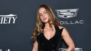 Addison Rae arrives for Variety Power of Women on Nov 16^ 2023 in Hollywood^ CA