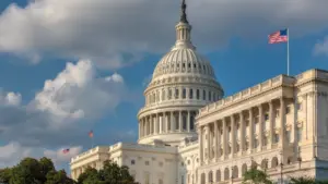 Washington DC^ US Capitol Building in a sunny day.