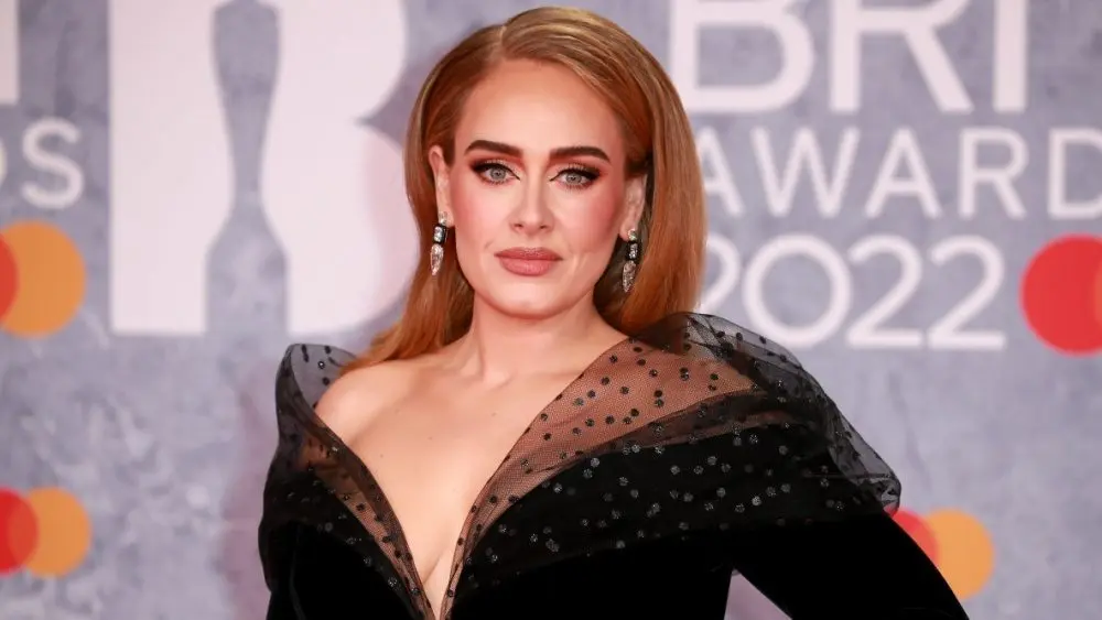 Adele attends The BRIT Awards 2022 at The O2 Arena on February 08^ 2022 in London^ England. London^ United Kingdom - February 08^ 2022