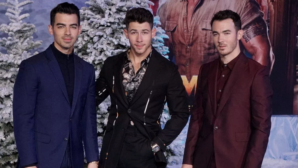 Joe Jonas^ Nick Jonas^ Kevin Jonas attends the premiere of Sony Pictures' "Jumanji: The Next Level" at TCL Chinese Theatre on December 09^ 2019 in Hollywood^ California