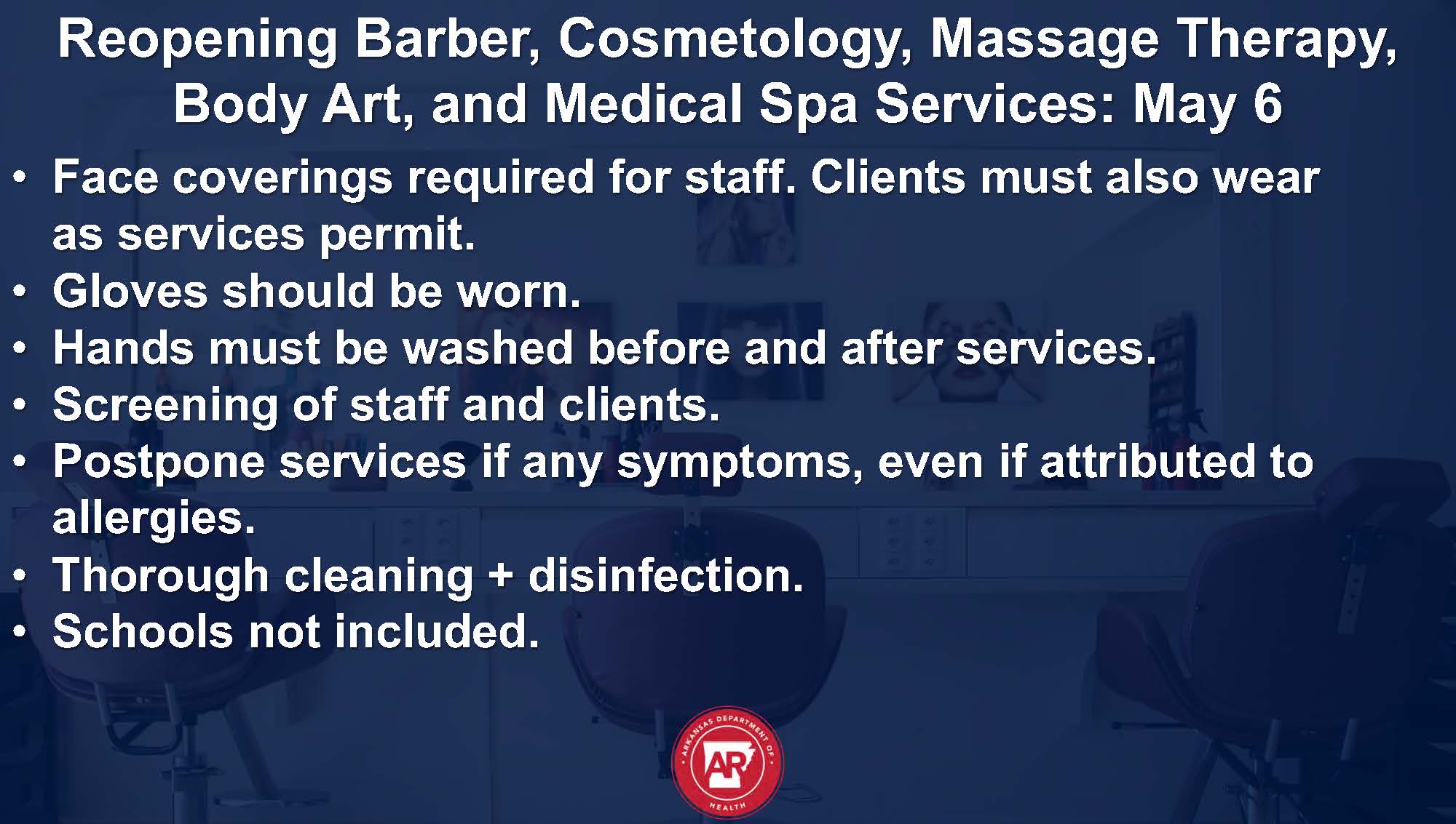 Barber salon guidelines 2