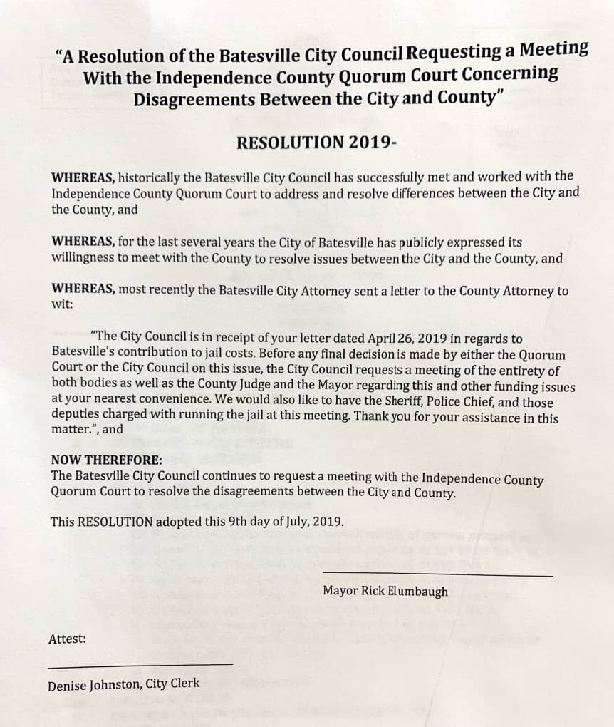 Batesville City Council resolution county.jpg