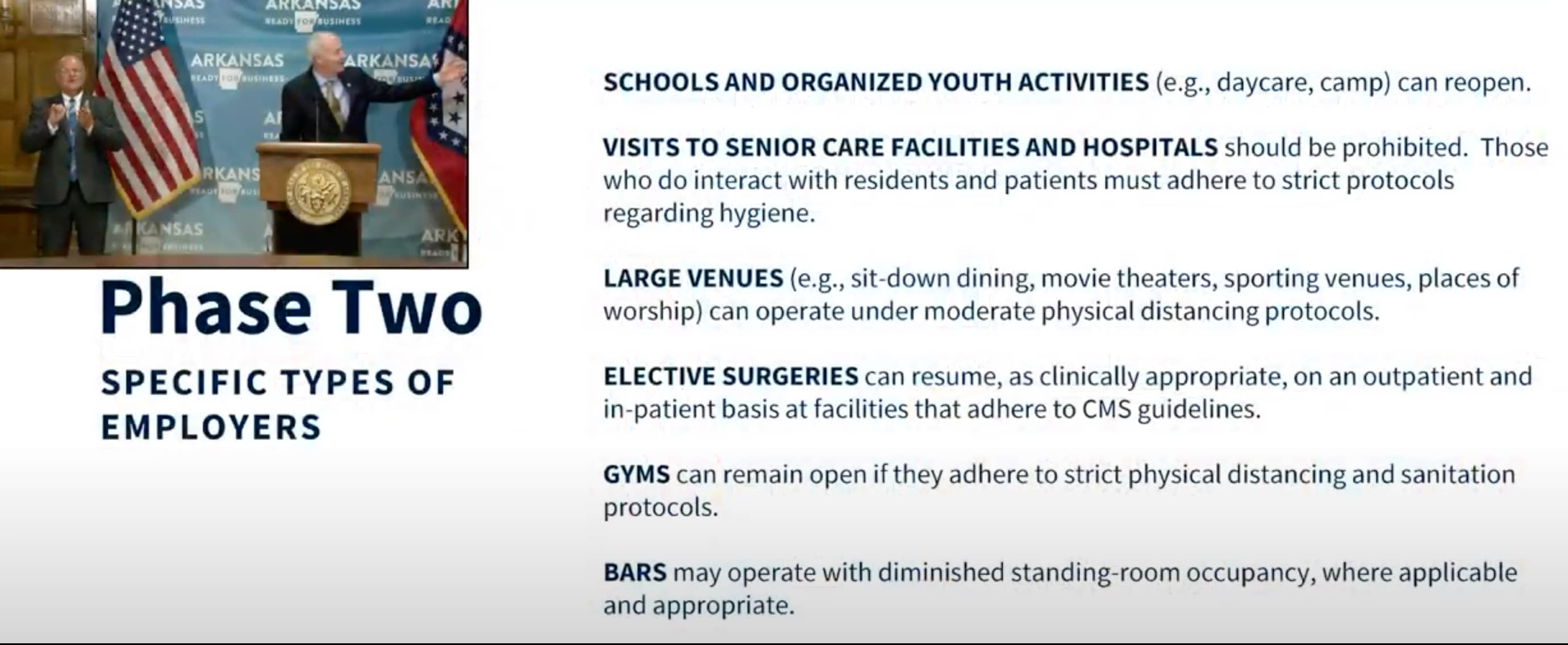 Phase 2 Specific Types of Employers