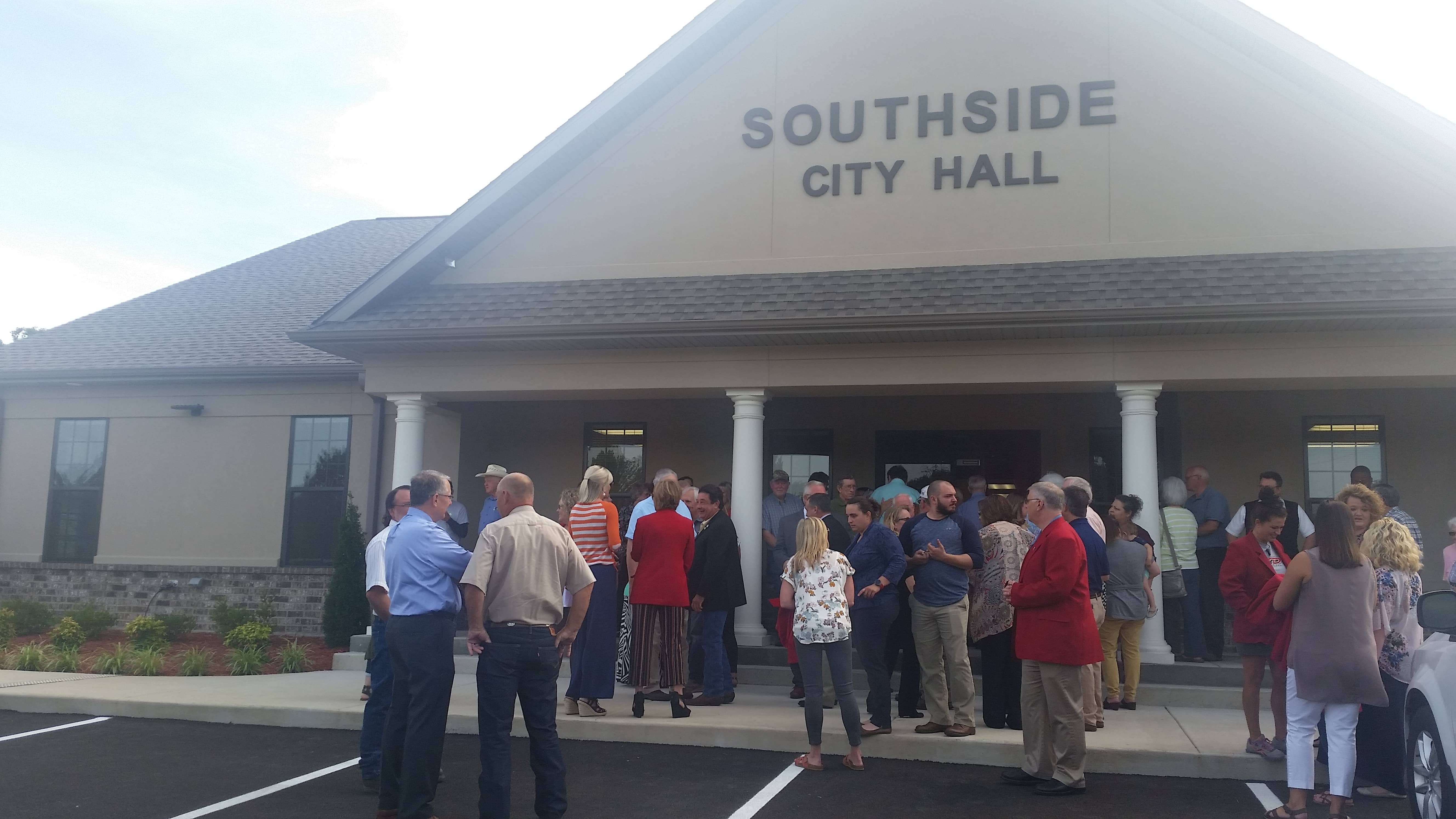 Southside City Hall open house outside