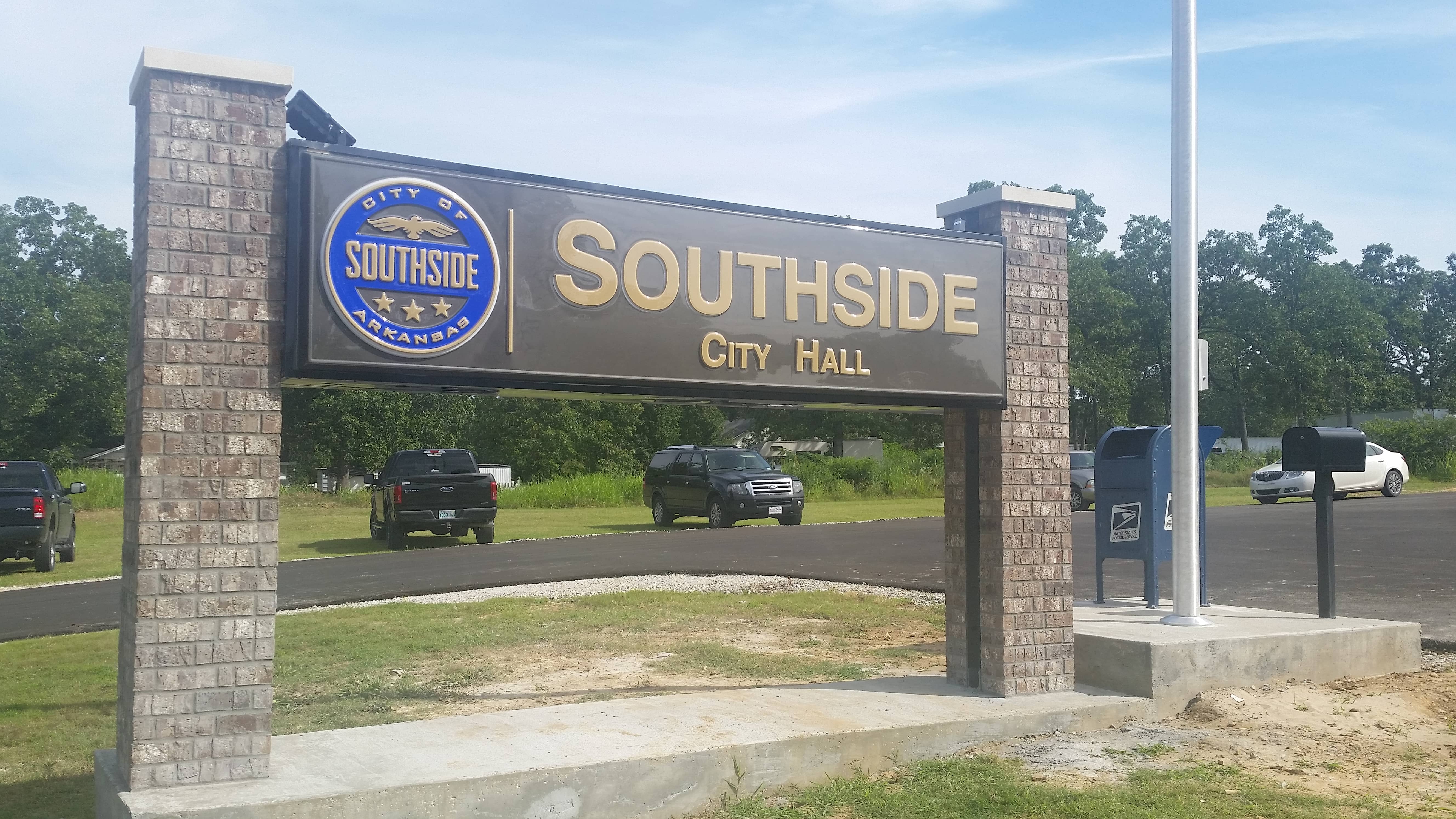 Southside City Hall sign