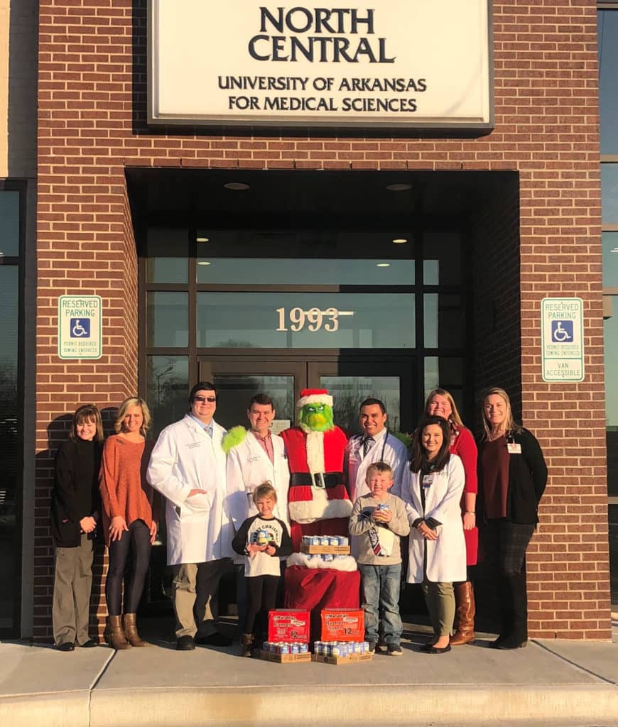 UAMS North Central and Citizens Bank team to collect for 'Christmas