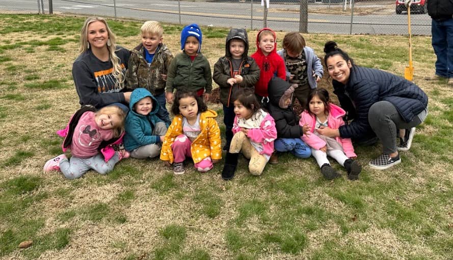 Batesville Preschool plants trees for playground White River Now