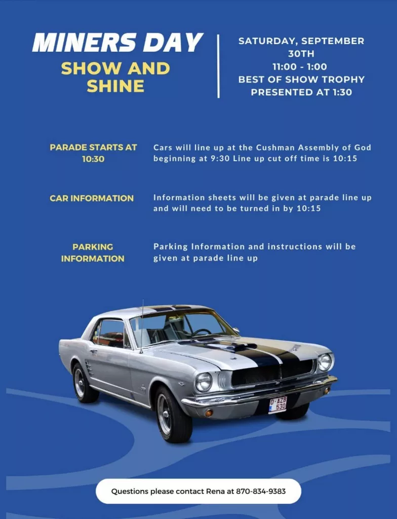 LISTEN Cushman Miners Day to be celebrated Saturday White River Now