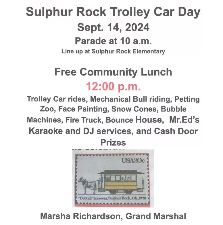 Sulphur Rock Trolley Car Day White River Now Batesville, AR
