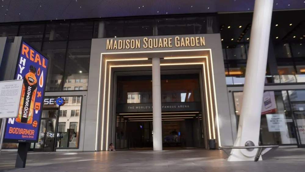 Madison Square Garden in Midtown Manhattan. New York^ NY USA - May 23^ 2024: New York City