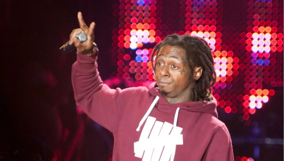 Lil Wayne performs at Sleep Train Amphitheater on September 3^ 2011 in Wheatland^ California.