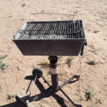 Tiny Old Grill: Hi there, here is my only tiny old ugly grill that I have and is on it last wheel, so I have to use a 2×4 to level it. I sure could use a new grill, so that I can grill some mutton for my 90 year old mom & my austic son. Thank you so much