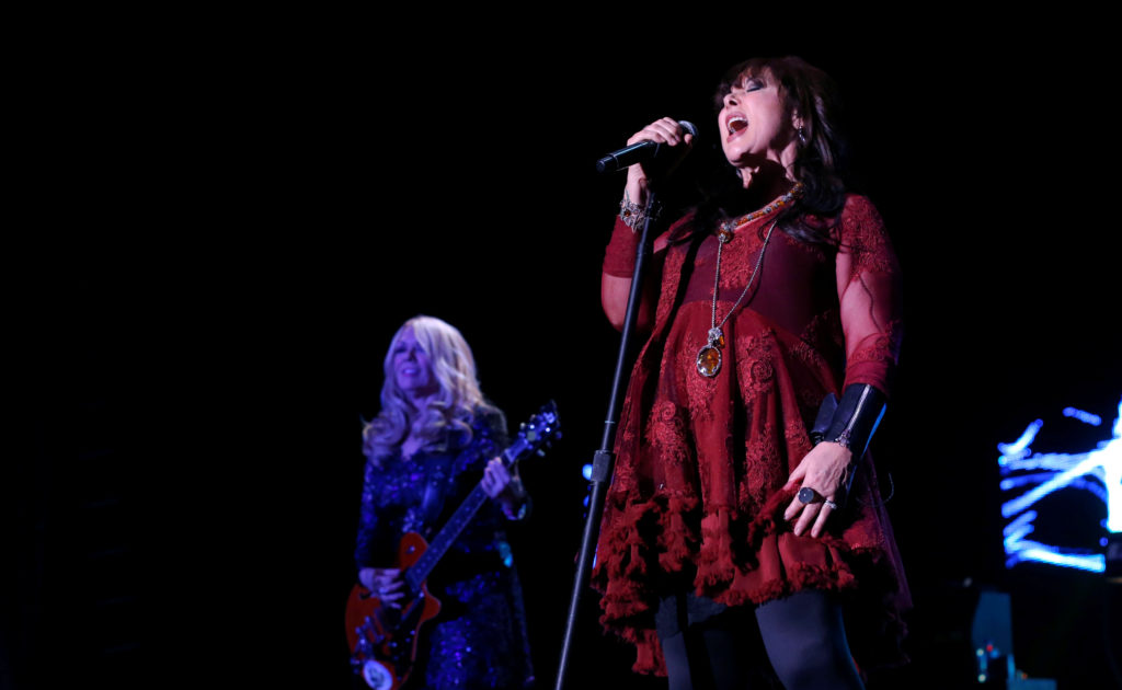 ann-and-nancy-wilson-of-heart-perform-at-the-forum-in-inglewood