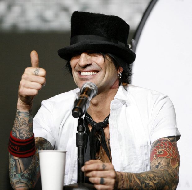 tommy-lee-of-motley-crue-gestures-during-a-news-conference-at-avalon-in-hollywood