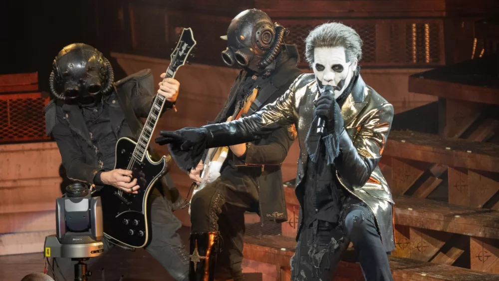 The band GHOST performs live at Pine Knob Music Theater; Clarkston^ Michigan -USA- August 14^ 2023