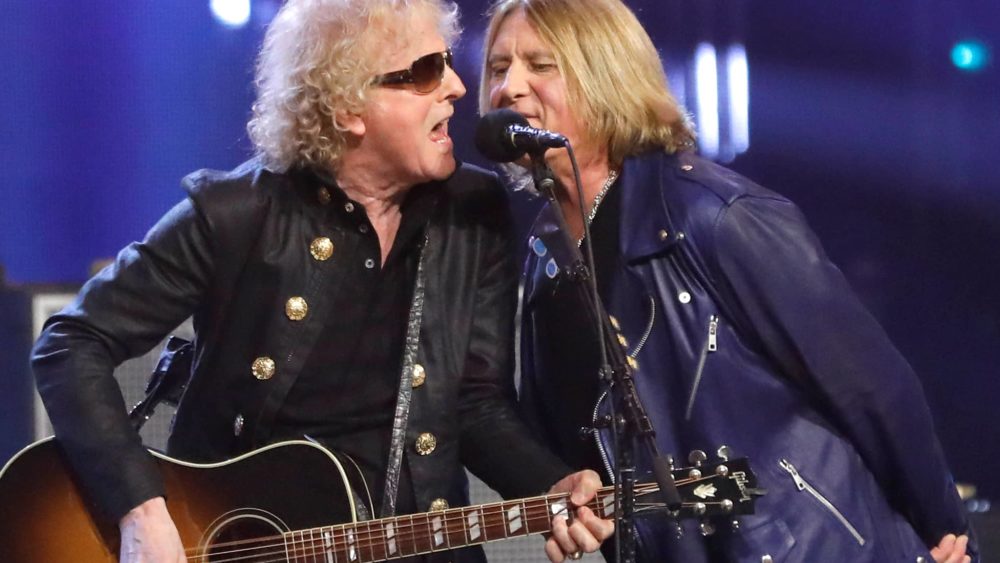 ian-hunter-and-inductee-joe-elliott-of-def-leppard-perform-during-conclusion-of-the-2019-rock-and-roll-hall-of-fame-induction-ceremony-in-brooklyn-new-york