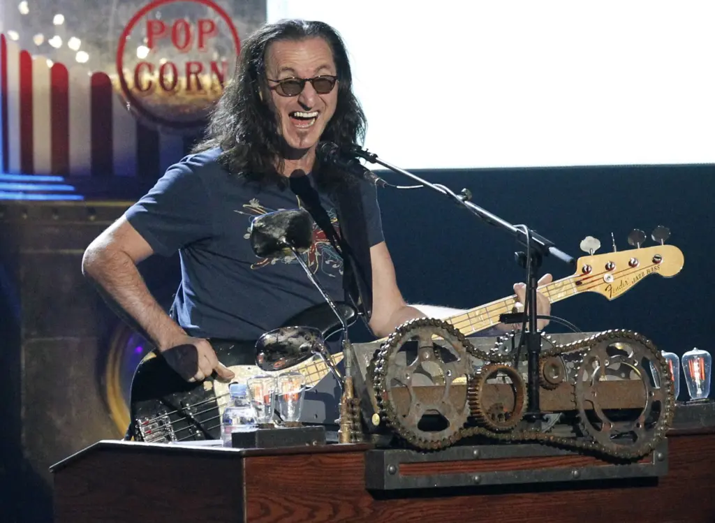 geddy-lee-of-rush-performs-during-his-bands-induction-at-the-2013-rock-and-roll-hall-of-fame-induction-ceremony-in-los-angeles-13
