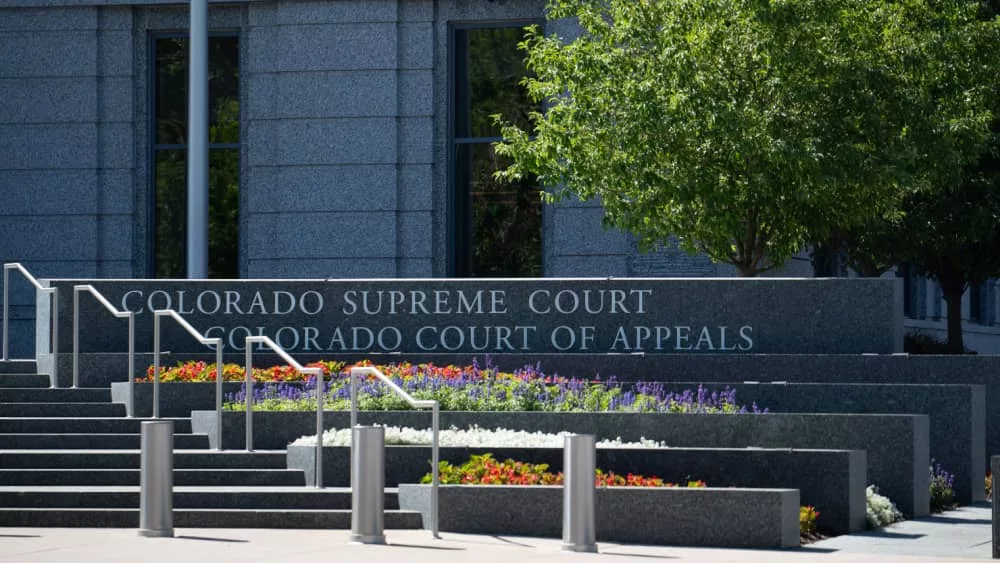 Colorado Supreme Court and Colorado Court of Appeals exterior