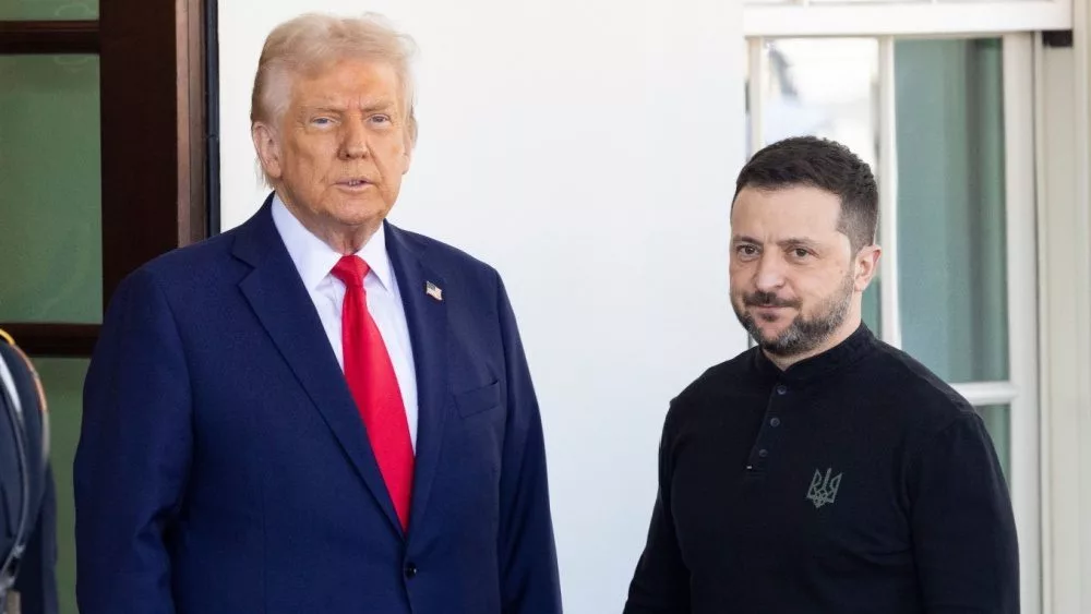 President Donald Trump and Ukrainian President Volodymyr Zelenskyy at the White House. WASHINGTON – Feb. 28^ 2025