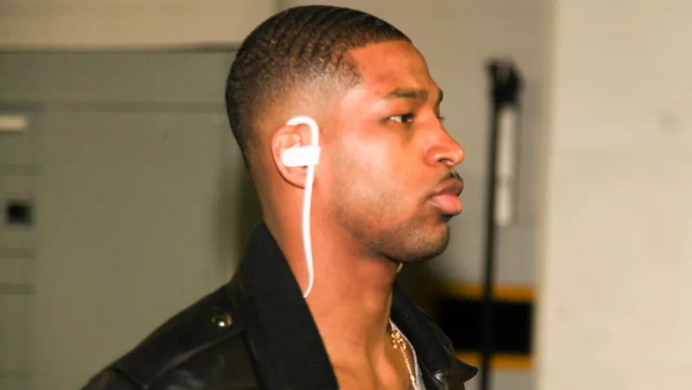 Tristan Thompson of Cleveland Cavalier on May 2nd^ 2016 at the Philips Arena in Atlanta^ Georgia - USA