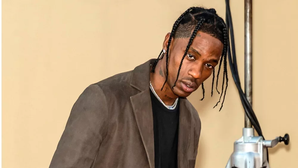 Travis Scott attends The Los Angeles Premiere Of "Once Upon a Time in Hollywood" held at TCL Chinese Theatre. Los Angeles^ CA - July 22^ 2019: T