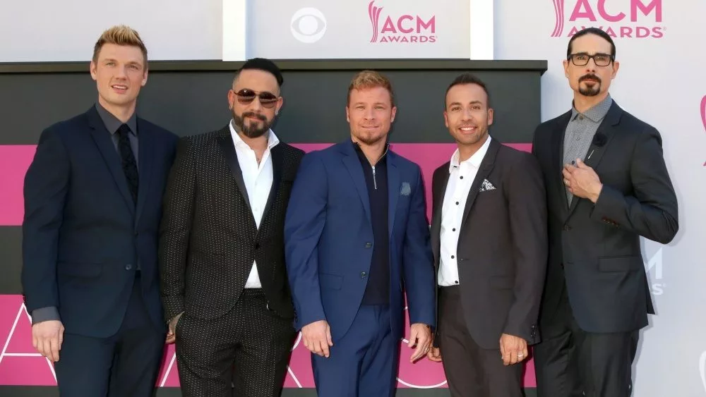 Backstreet Boys at the Academy of Country Music Awards 2017 at T-Mobile Arena on April 2^ 2017 in Las Vegas^ NV