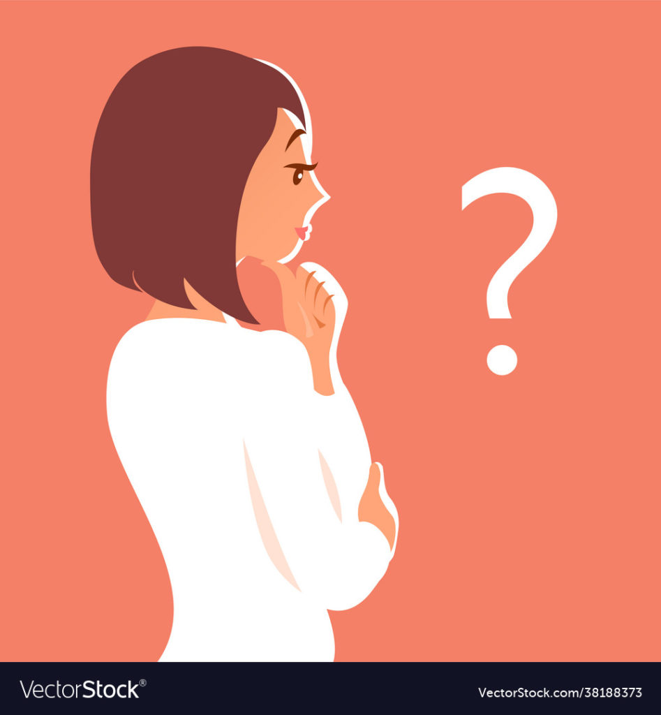 illustration-of-a-young-woman-pondering-a-question