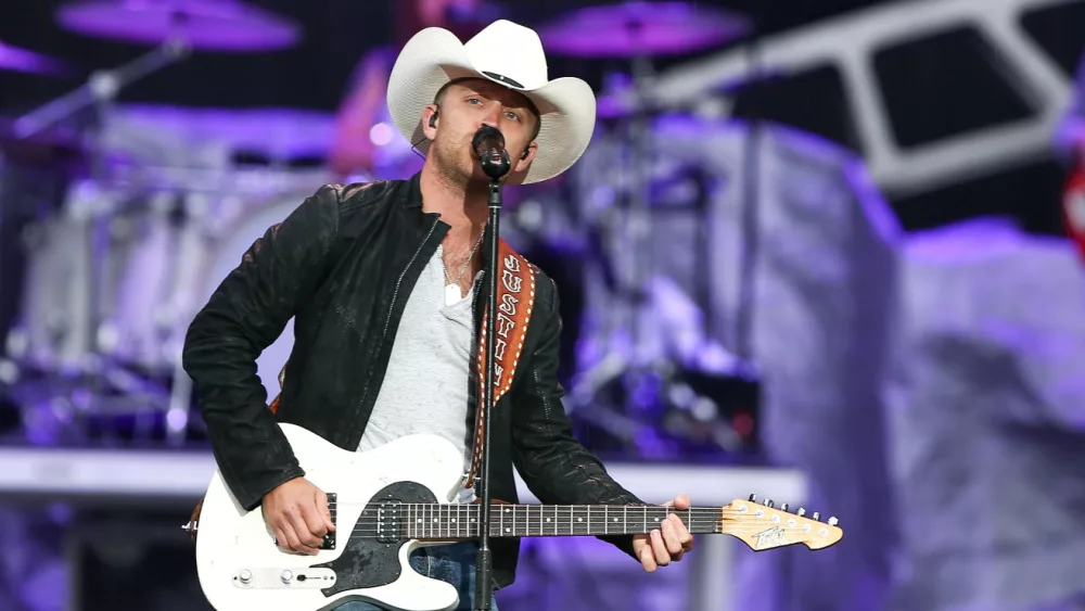 Justin Moore performs onstage at the 2015 FarmBorough Festival - Day 2 at Randall's Island on June 27^ 2015 in New York City.