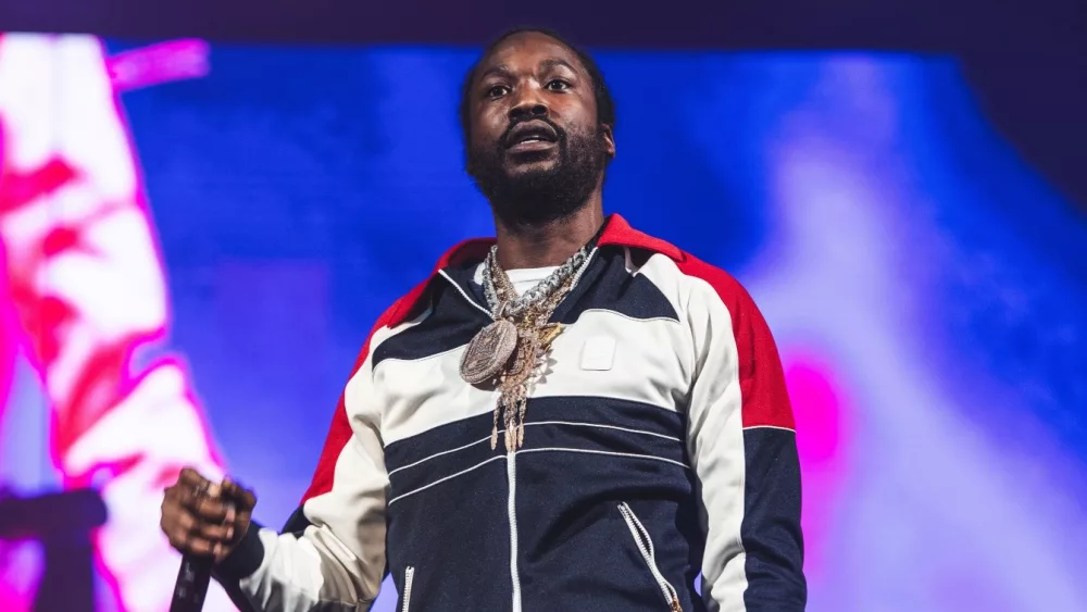 Meek Mill in concert at Little Caesars Arena. Detroit^ Michigan - January 19 2024