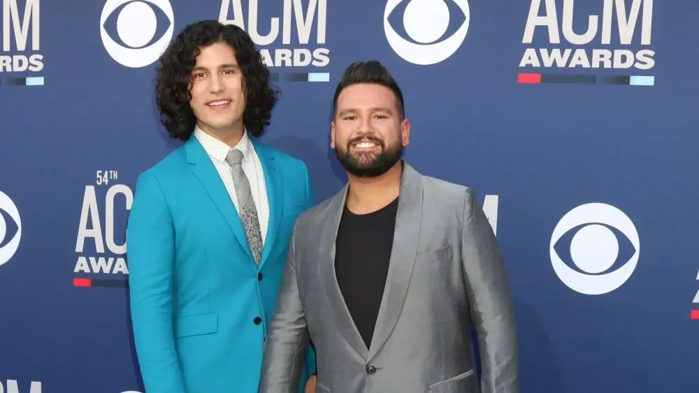 Dan + Shay at the 54th Academy of Country Music Awards at the MGM Grand Garden Arena on April 7^ 2019 in Las Vegas^ NV