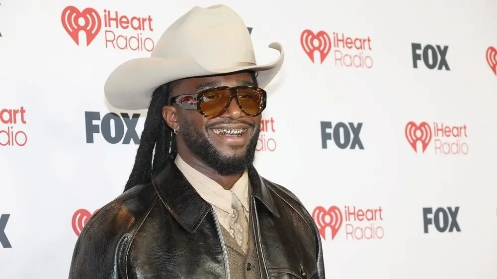 Shaboozey at the 2026 iHeartRadio Music Awards at Dolby Theatre LOS ANGELES^ CA - MARCH 26^ 2026