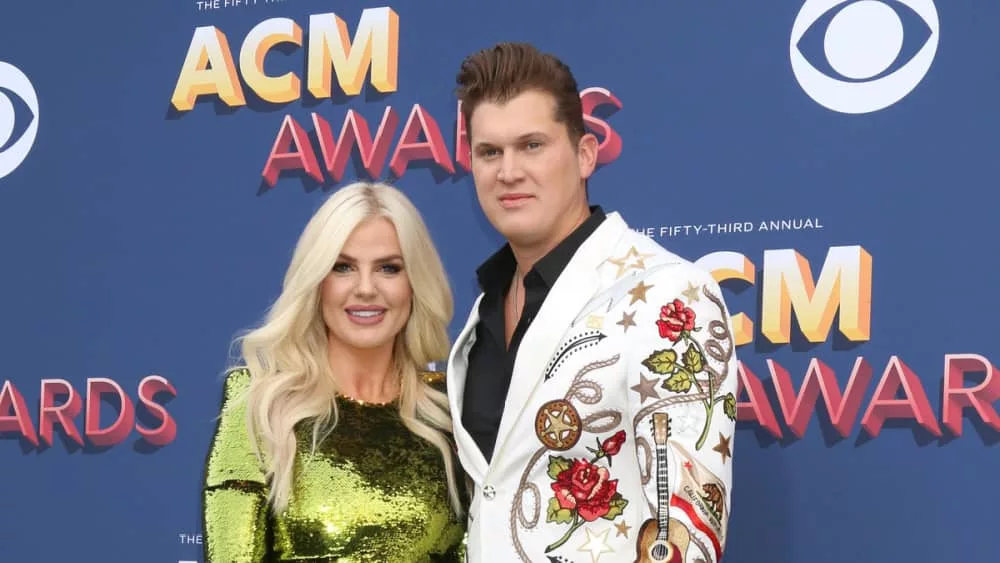 Jon Pardi and wife Summer at the Academy of Country Music Awards 2018 at MGM Grand Garden Arena on April 15^ 2018 in Las Vegas^ NV