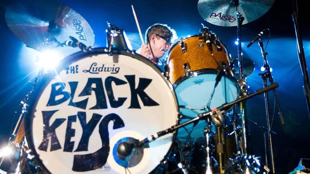 Drummer Patrick Carney of Indie Rock Band the Black Keys at the Deck the Hall Ball in Seattle^ WA on December 8^ 2010.