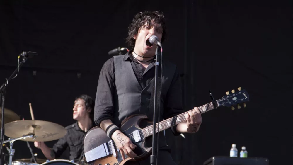 Frontman / Guitarist Jesse Malin performs at the Union County Music Fest on September 11^ 2010 in Clark^ NJ.
