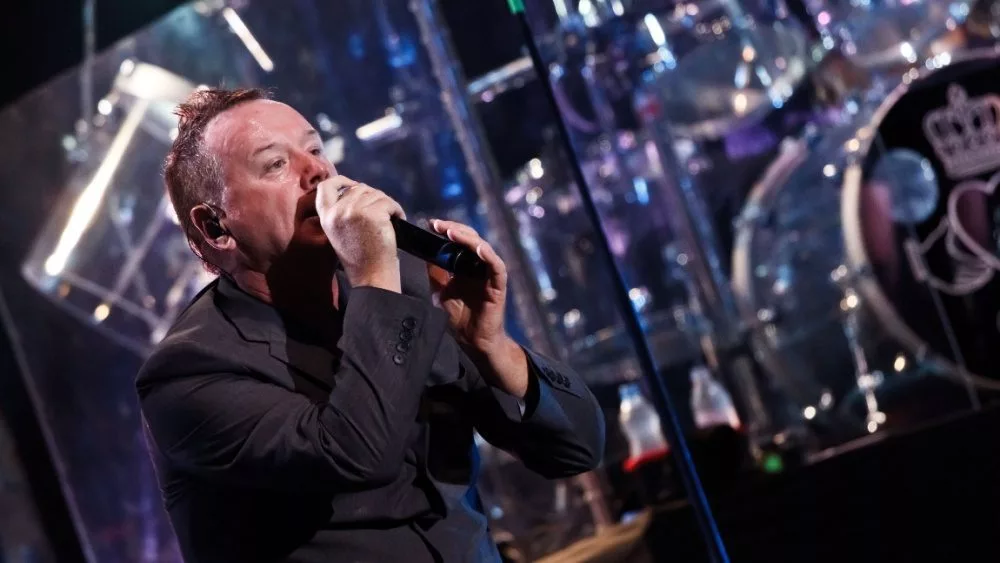 Scottish pop rock music band "SIMPLE MINDS" performs onstage at Belgrade BeerFest 2011 at "Usce" August 18^ 2011 in Belgrade^ Serbia.