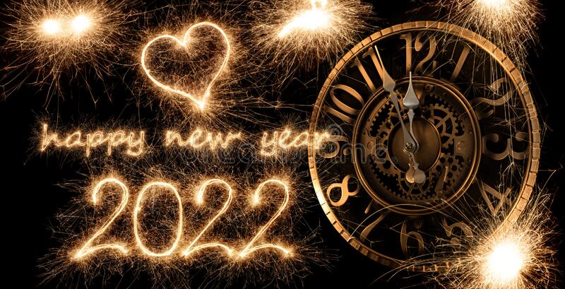 happy-new-year-greeting-clock-ticking-golden-bright-modern-sparkler-number-letter-isolated-black-silvester-eve-233902026