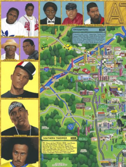 Veazey Studio Launches Atlanta Rap Map  WTGZ - Union Springs, AL