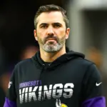 NFL: Denver Broncos at Minnesota Vikings: Nov 17, 2019; Minneapolis, MN, USA; Minnesota Vikings offensive coordinator Kevin Stefanski looks on before the start of a game against the Denver Broncos at U.S. Bank Stadium. Mandatory Credit: David Berding-USA TODAY Sports