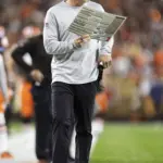 NFL: Cincinnati Bengals at Cleveland Browns: Oct 31, 2022; Cleveland, Ohio, USA; Cleveland Browns head coach Kevin Stefanski walks the sideline during the second quarter against the Cincinnati Bengals at FirstEnergy Stadium. Mandatory Credit: Scott Galvin-USA TODAY Sports