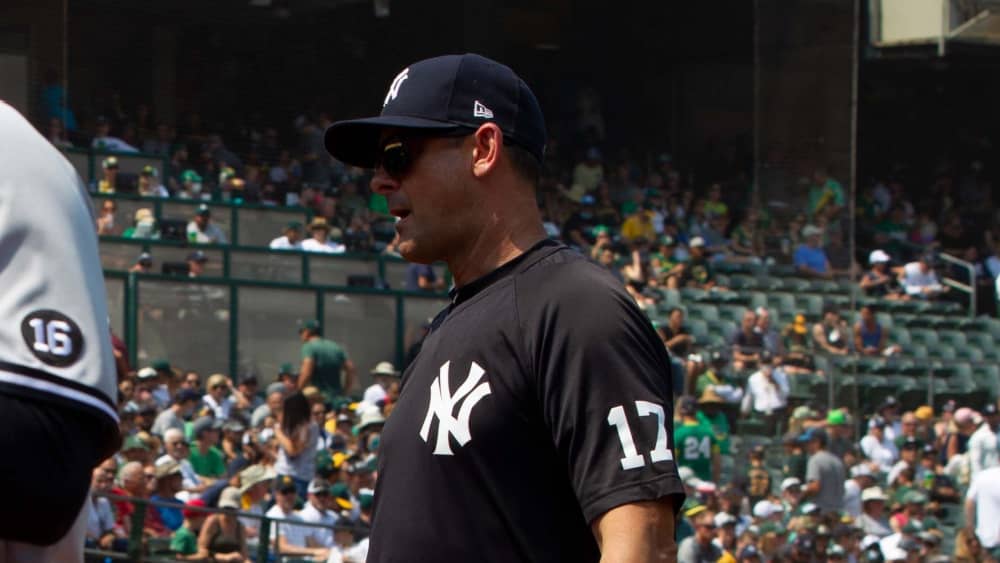 Aaron Boone ejection: Yankees manager gets tossed in game vs. Reds